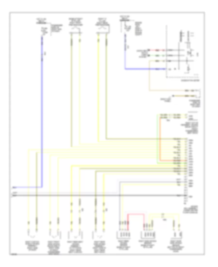 Supplemental Restraint Wiring Diagram (3 of 3) for Lexus LS 600h L 2014