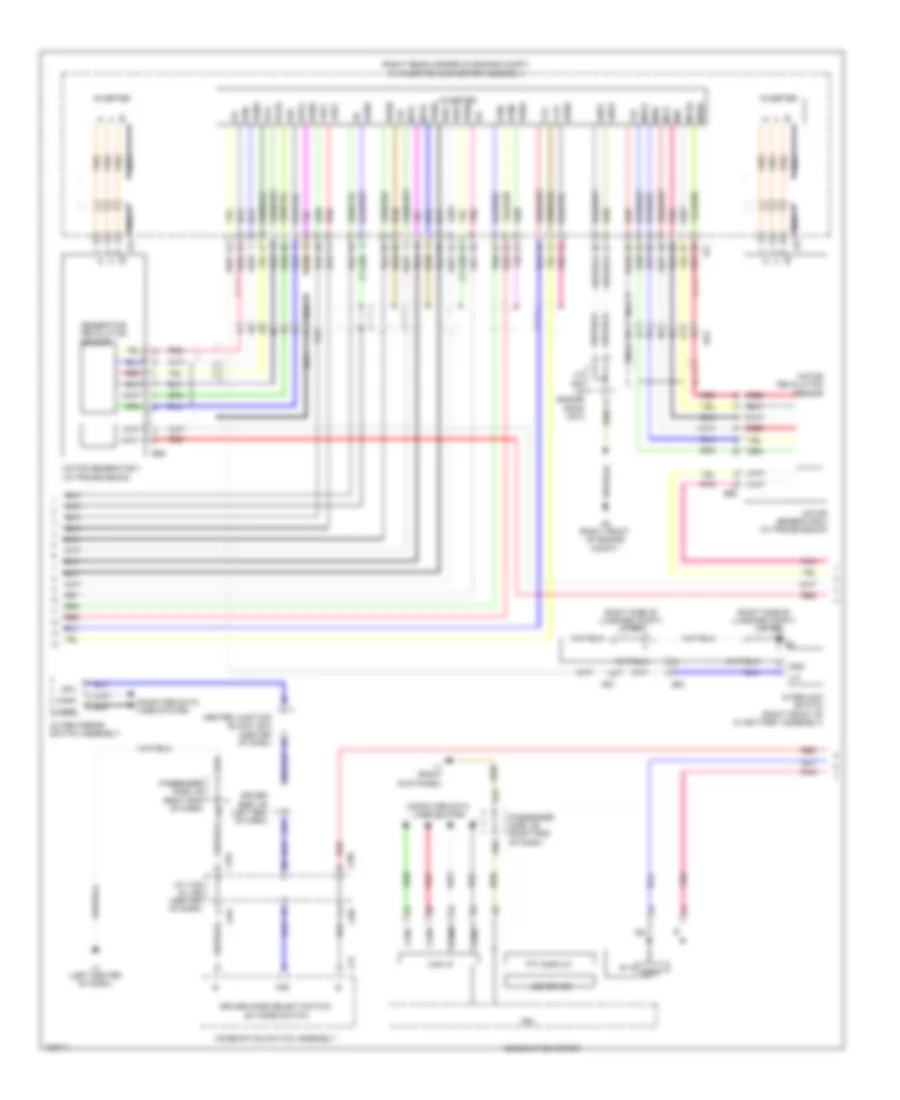 Transmission Wiring Diagram (2 of 3) for Lexus LS 600h L 2014