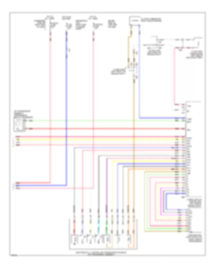 Transmission Wiring Diagram 3 of 3 for Lexus LS 600h L 2014