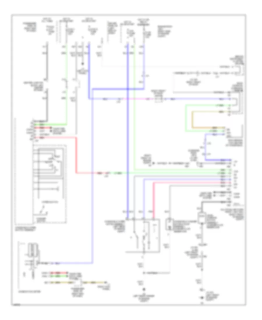 WiperWasher Wiring Diagram for Lexus LS 600h L 2014