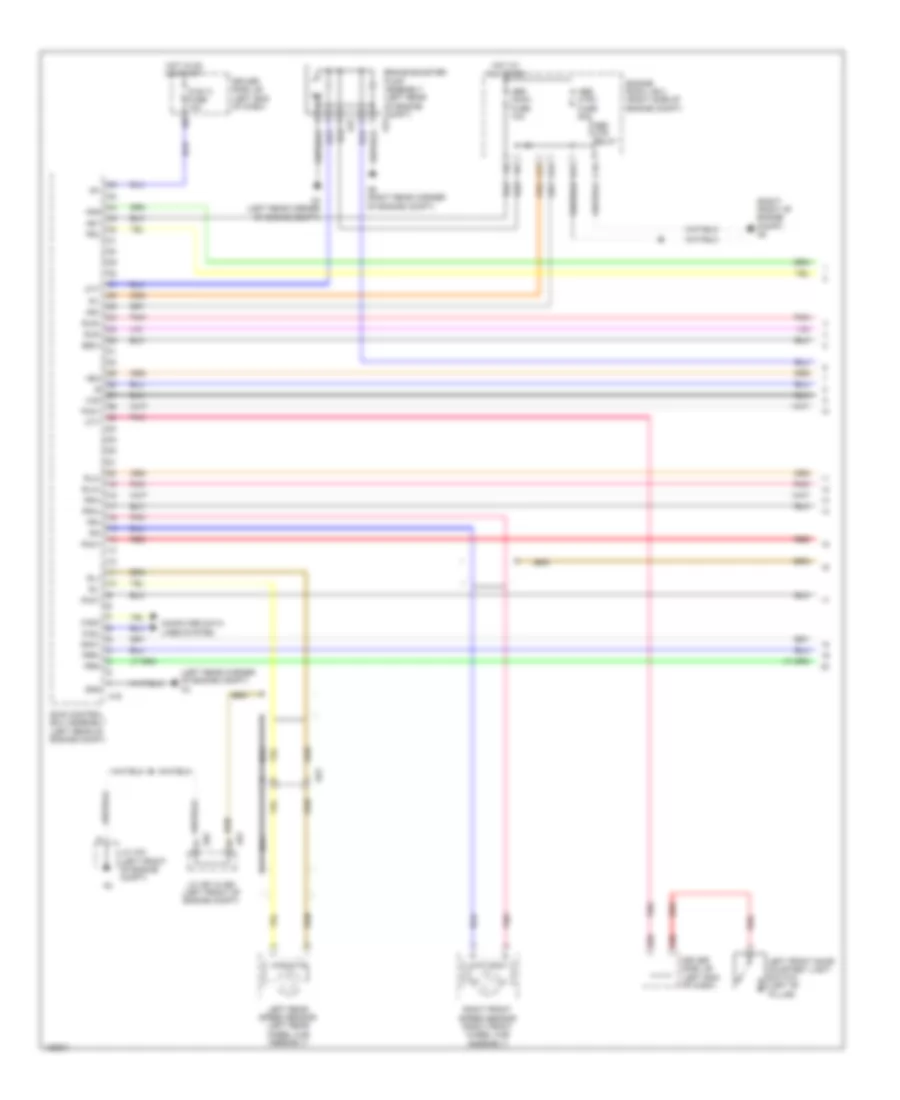 Anti-lock Brakes Wiring Diagram, without Vehicle Dynamics Integrated Management (1 of 3) for Lexus LS 600h L 2014