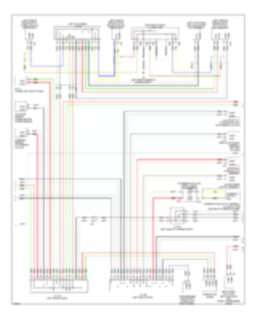 Body ECU Wiring Diagram 2 of 3 for Lexus LS 600h L 2014