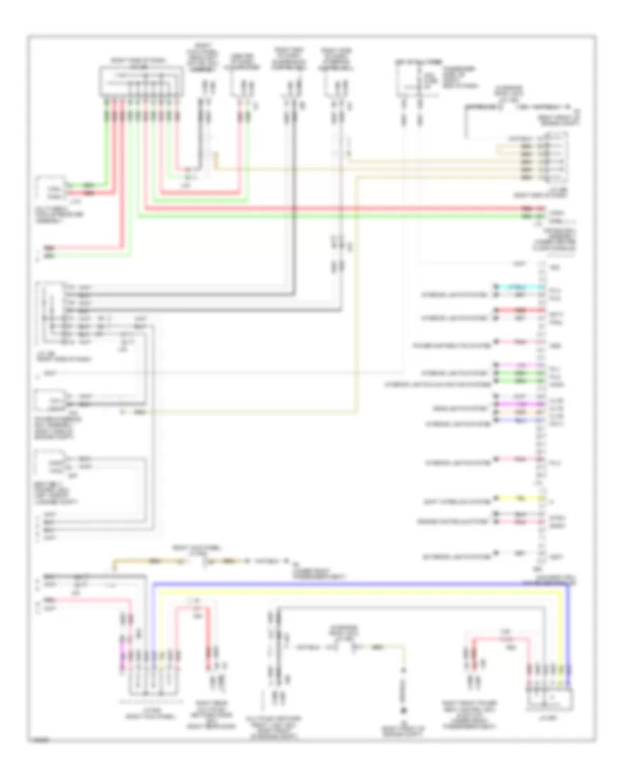 Body ECU Wiring Diagram (3 of 3) for Lexus LS 600h L 2014