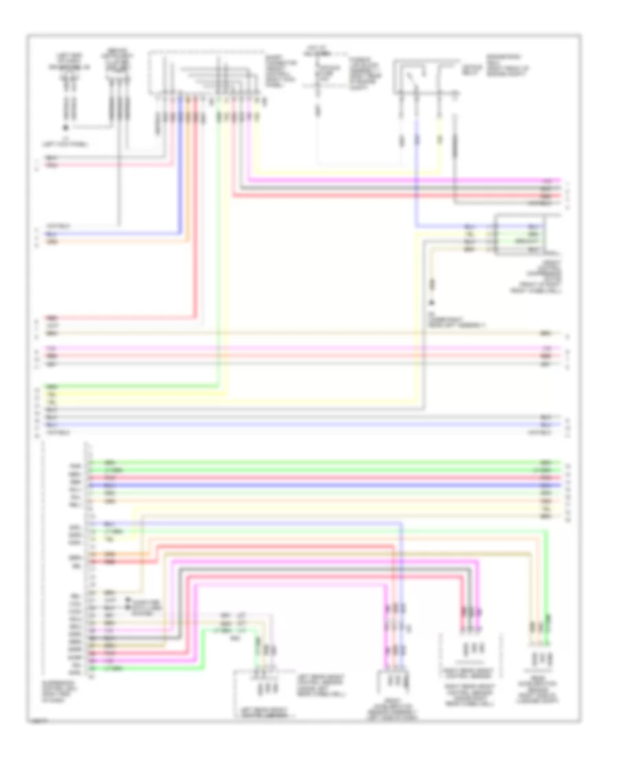 Electronic Suspension Wiring Diagram (2 of 3) for Lexus LS 600h L 2014