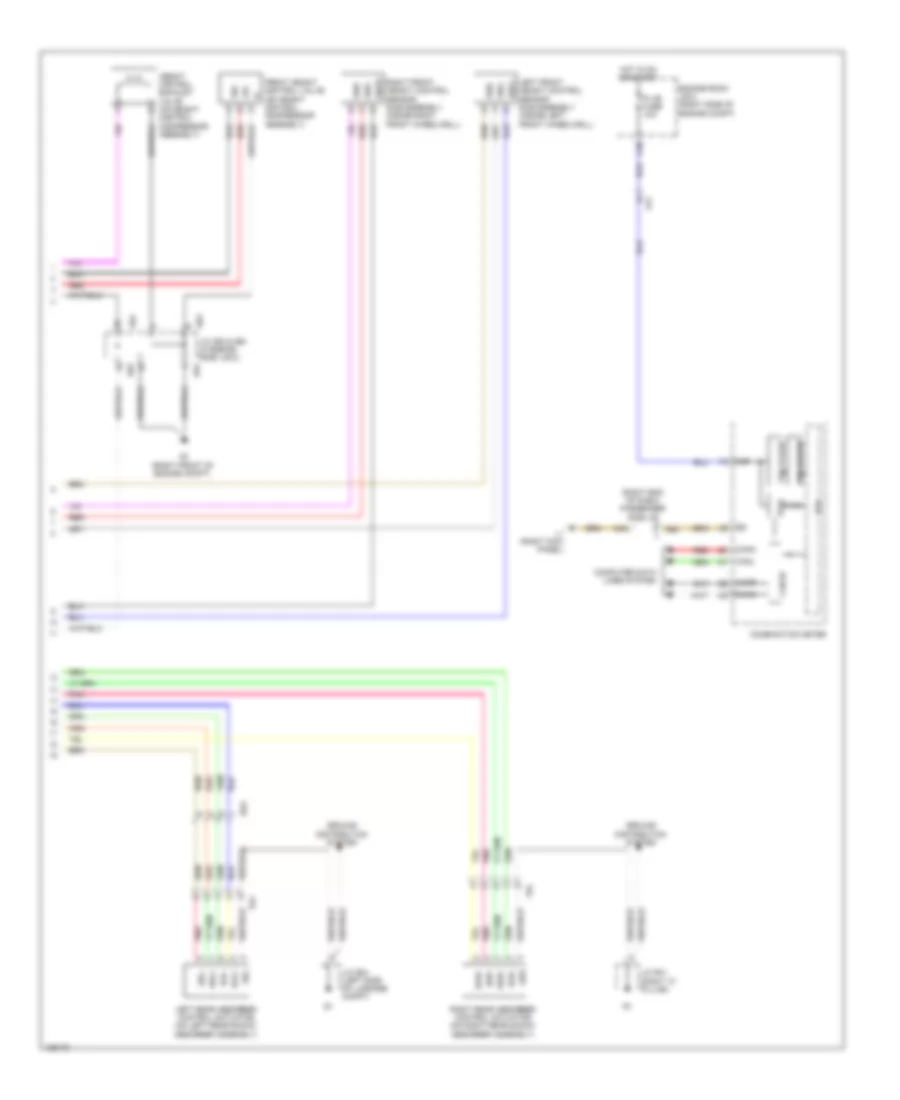 Electronic Suspension Wiring Diagram (3 of 3) for Lexus LS 600h L 2014
