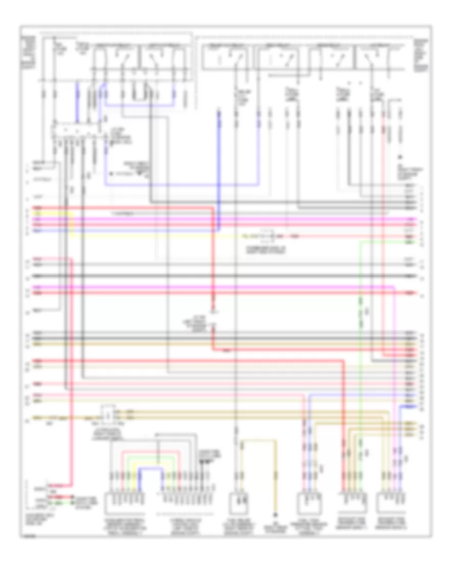 5 0L Hybrid Engine Controls Wiring Diagram 2 of 7 for Lexus LS 600h L 2014