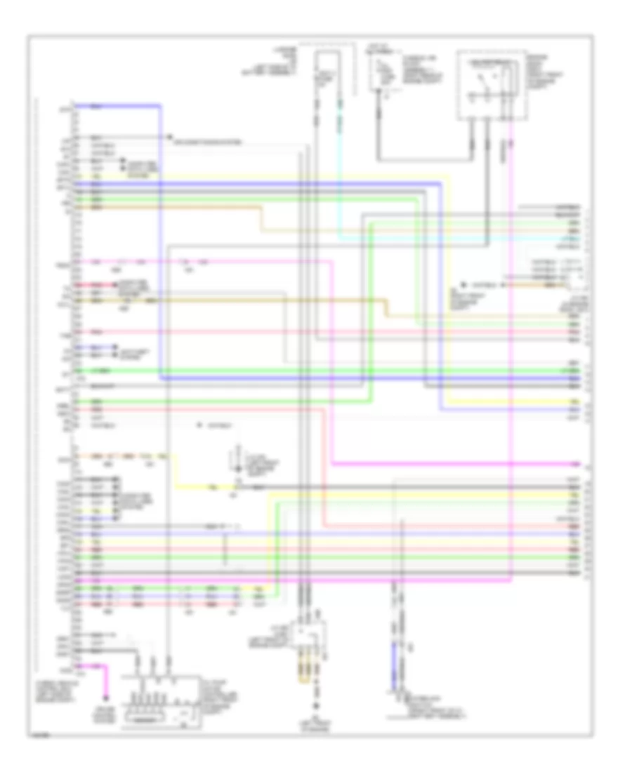 5.0L Hybrid, Hybrid System Wiring Diagram (1 of 7) for Lexus LS 600h L 2014