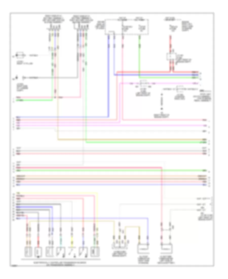 5.0L Hybrid, Hybrid System Wiring Diagram (6 of 7) for Lexus LS 600h L 2014