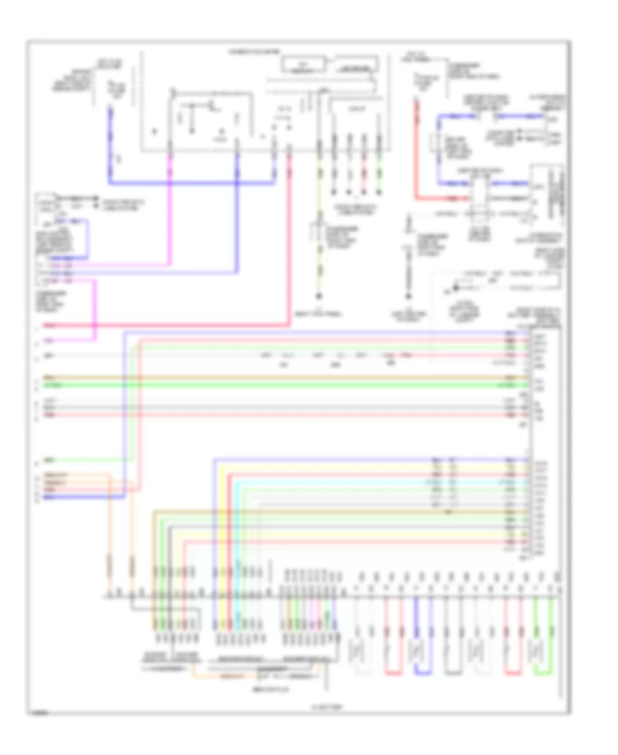 5.0L Hybrid, Hybrid System Wiring Diagram (7 of 7) for Lexus LS 600h L 2014
