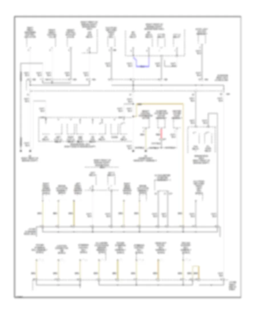 Ground Distribution Wiring Diagram (2 of 7) for Lexus LS 600h L 2014