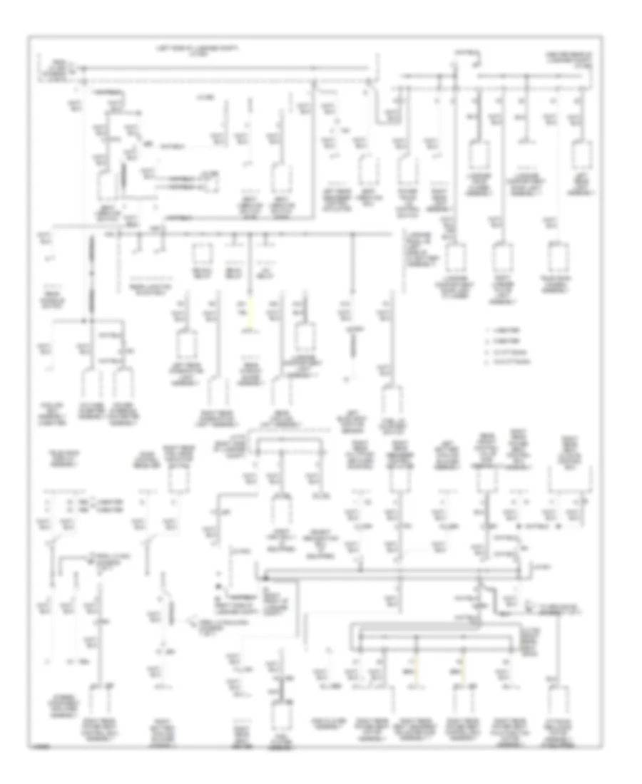 Ground Distribution Wiring Diagram 6 of 7 for Lexus LS 600h L 2014