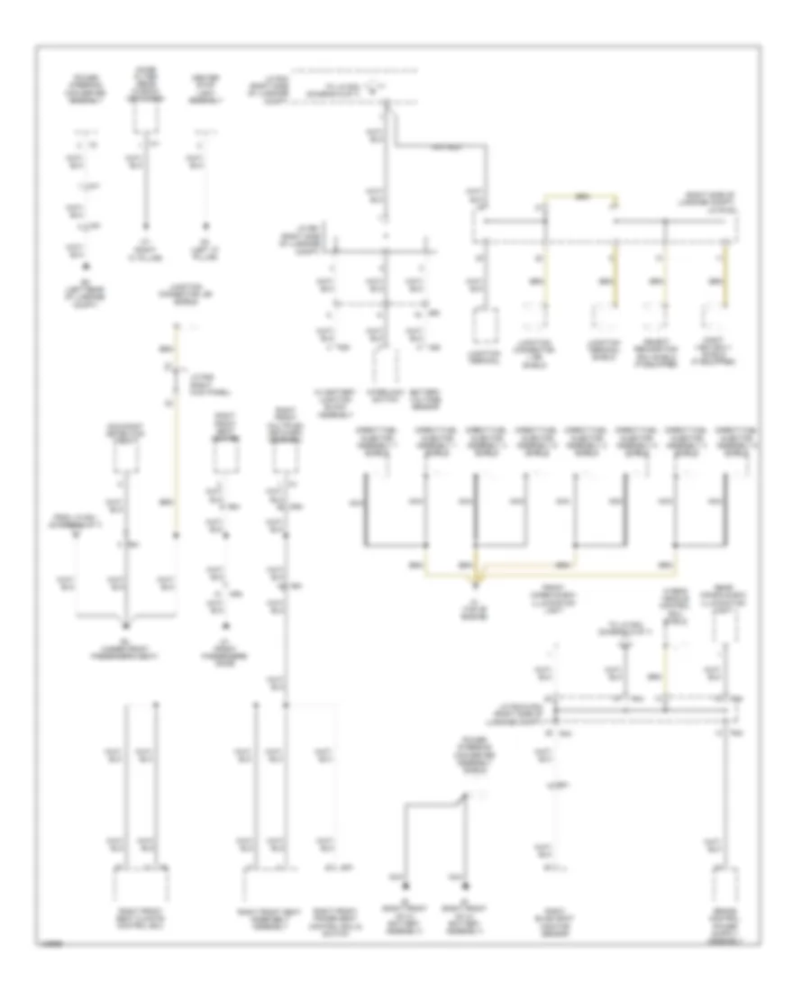 Ground Distribution Wiring Diagram (7 of 7) for Lexus LS 600h L 2014