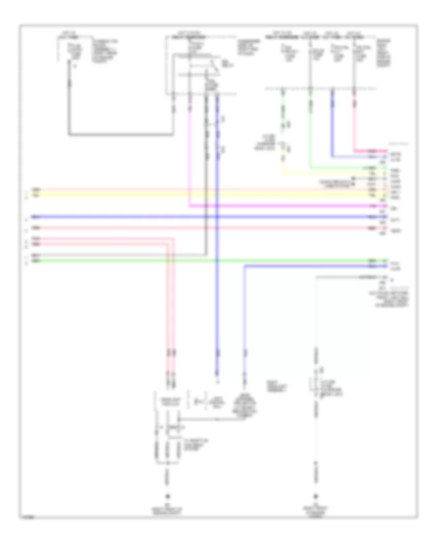 Headlamps Wiring Diagram (3 of 3) for Lexus LS 600h L 2014