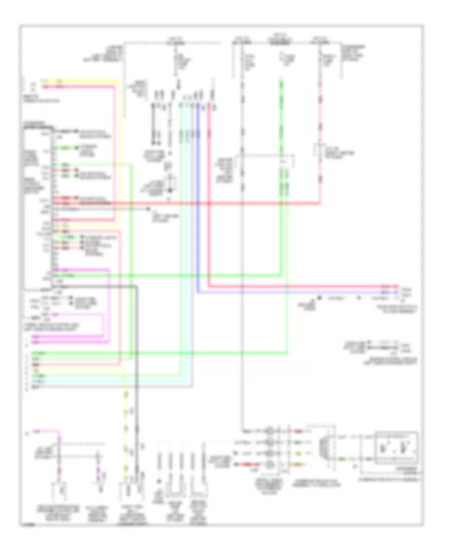 Instrument Cluster Wiring Diagram (3 of 3) for Lexus LS 600h L 2014