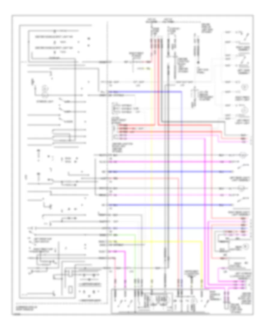Courtesy Lamps Wiring Diagram 1 of 3 for Lexus LS 600h L 2014