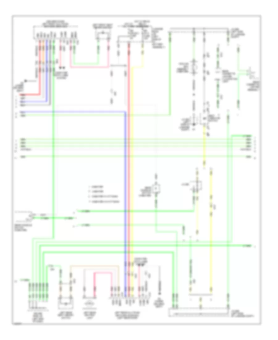 Instrument Illumination Wiring Diagram 2 of 5 for Lexus LS 600h L 2014