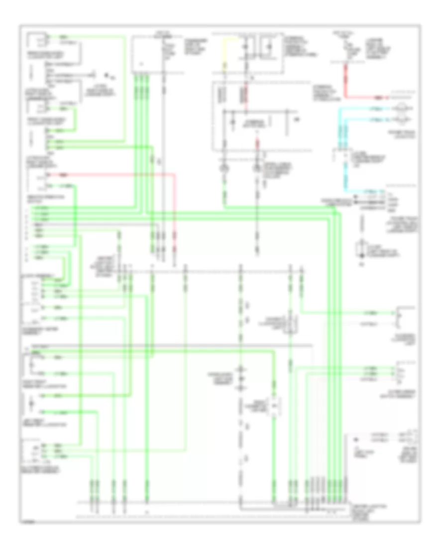 Instrument Illumination Wiring Diagram (5 of 5) for Lexus LS 600h L 2014