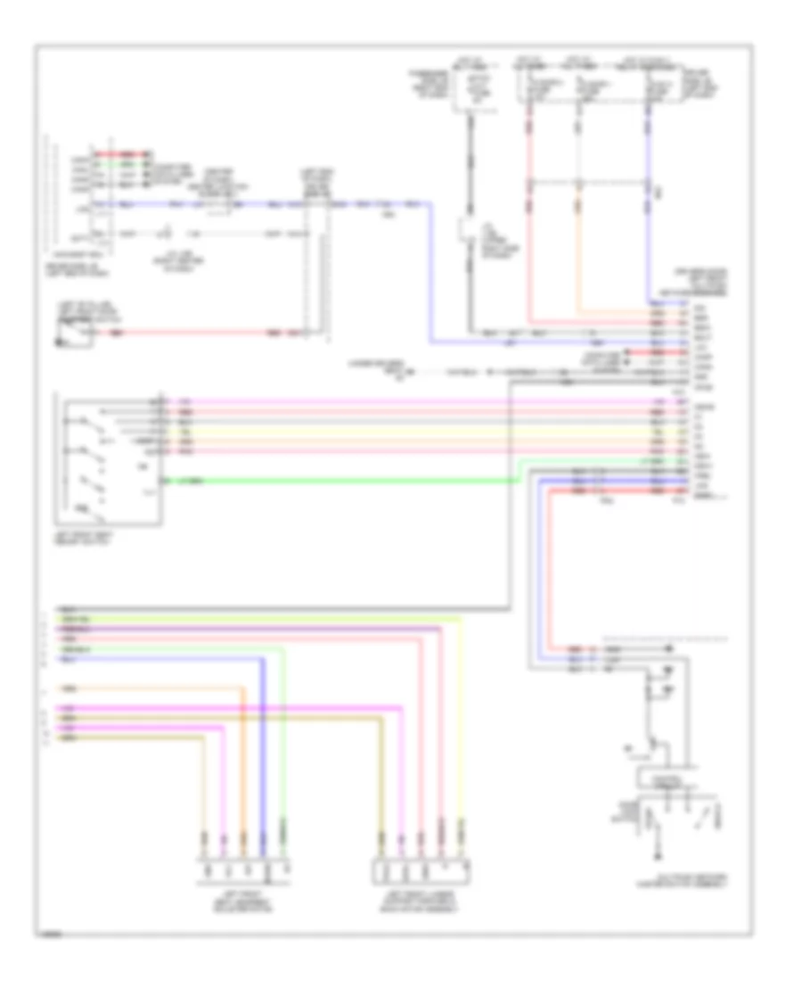 Driver s Memory Seat Wiring Diagram 2 of 2 for Lexus LS 600h L 2014