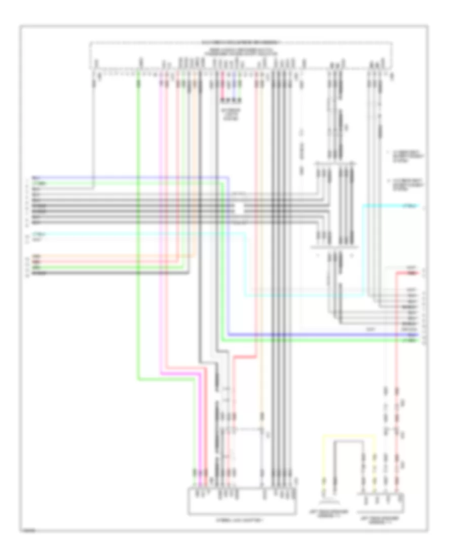 Navigation Wiring Diagram 5 of 6 for Lexus LS 600h L 2014
