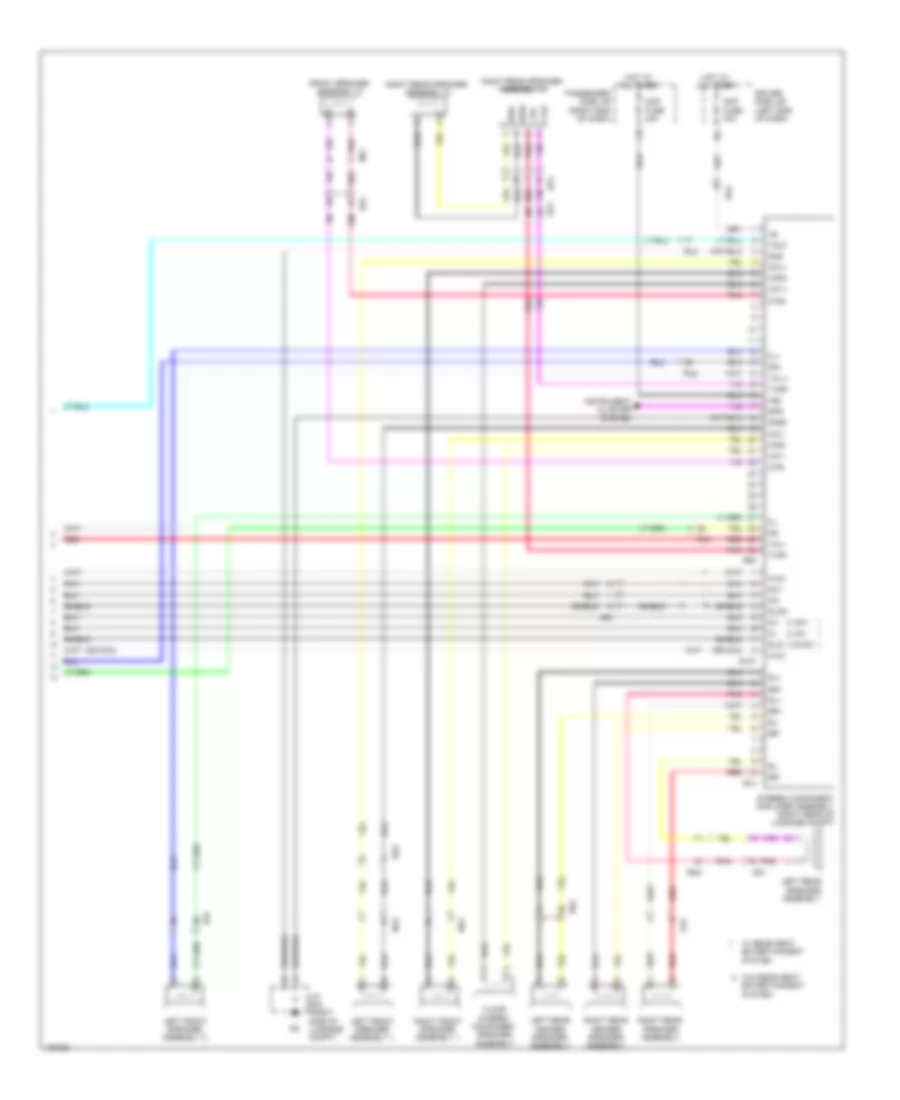 Navigation Wiring Diagram (6 of 6) for Lexus LS 600h L 2014
