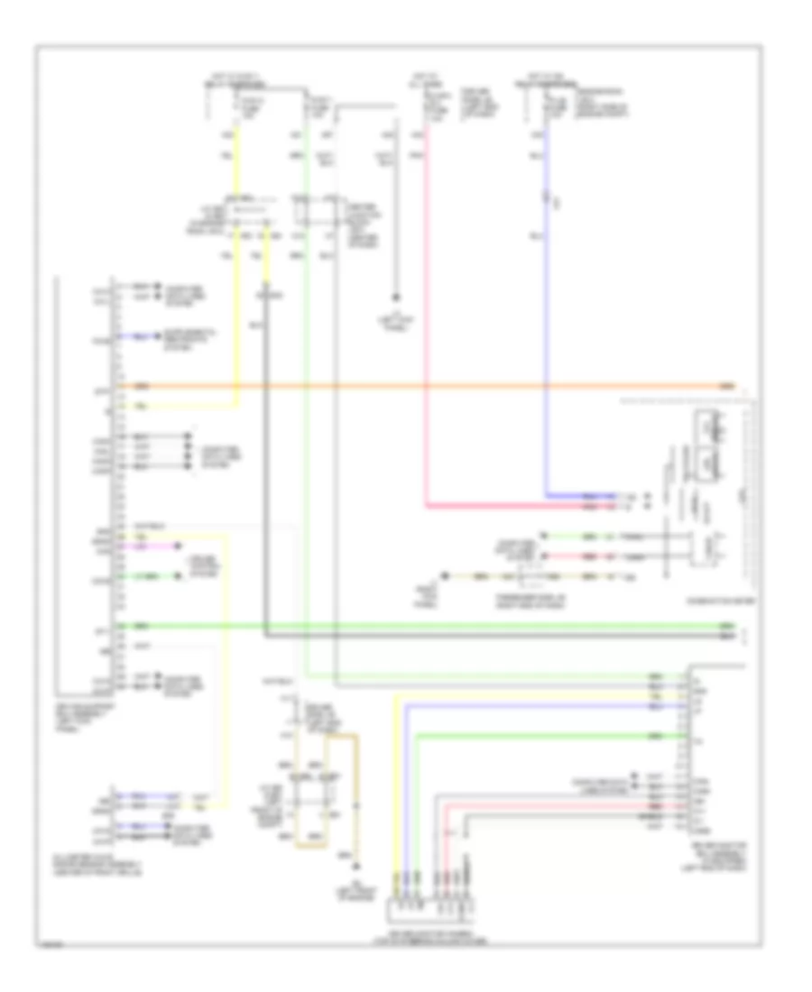 Object Detection Wiring Diagram 1 of 3 for Lexus LS 600h L 2014