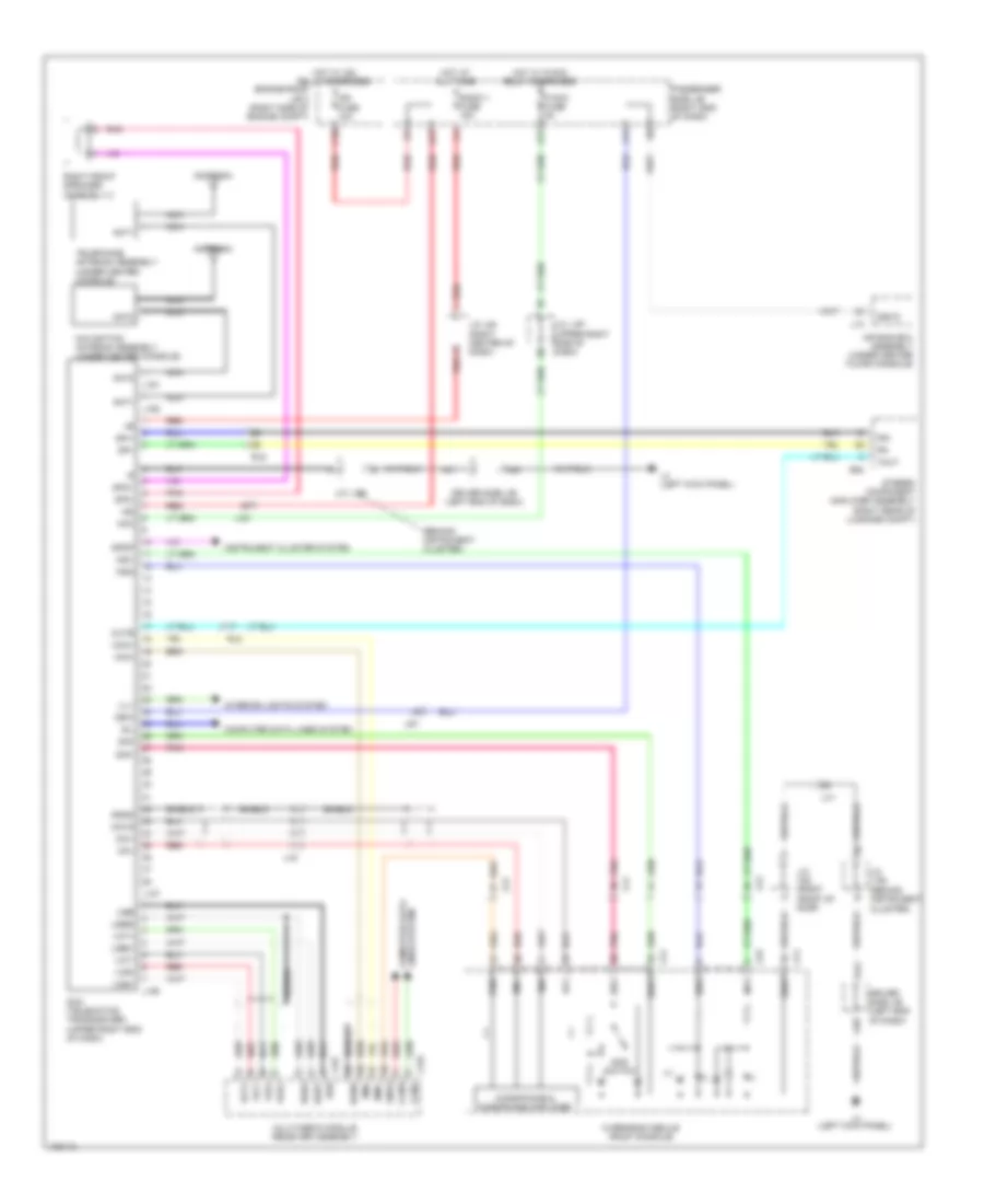 Telematics Wiring Diagram for Lexus LS 600h L 2014