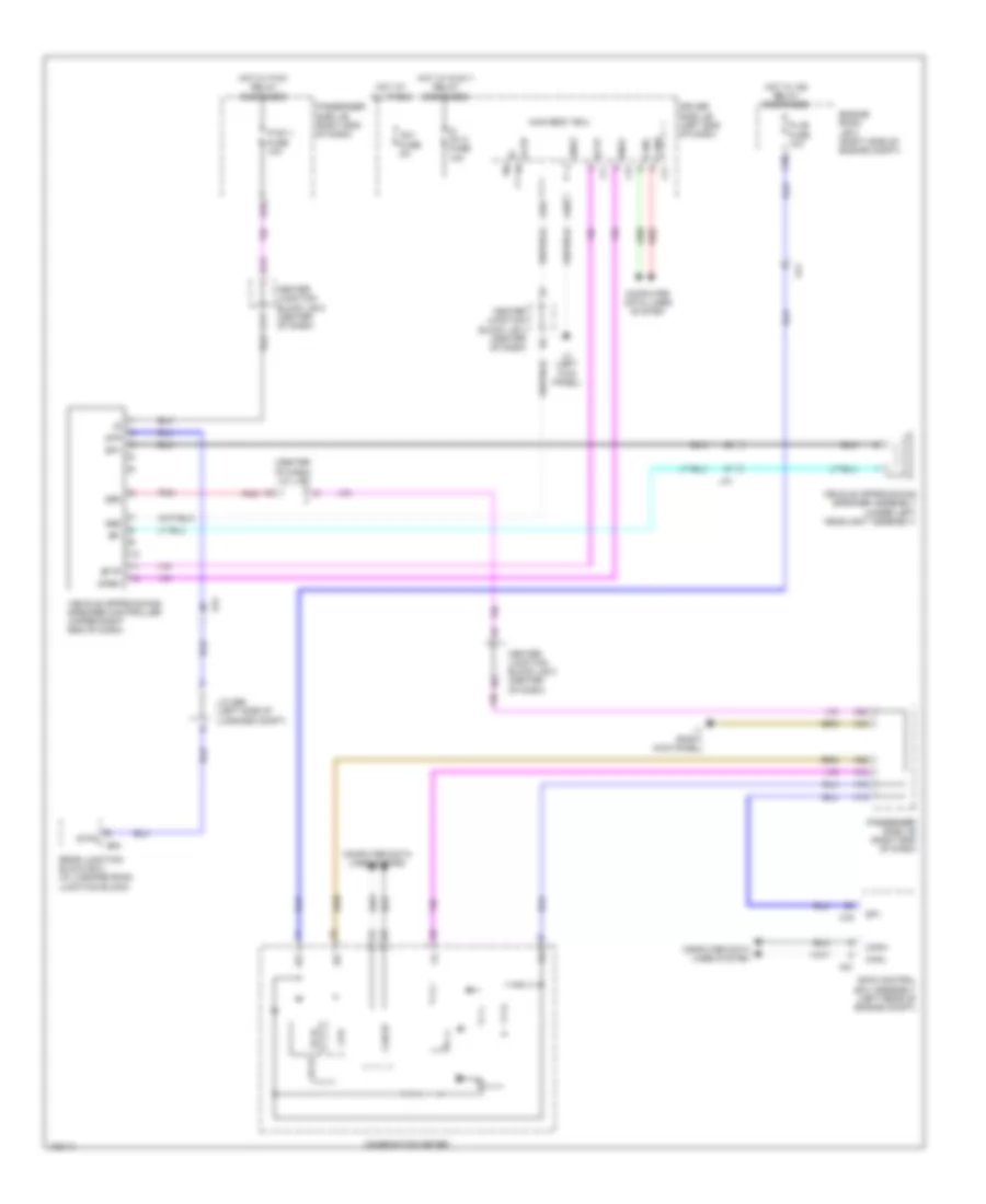 Vehicle Proximity Notification Wiring Diagram for Lexus LS 600h L 2014