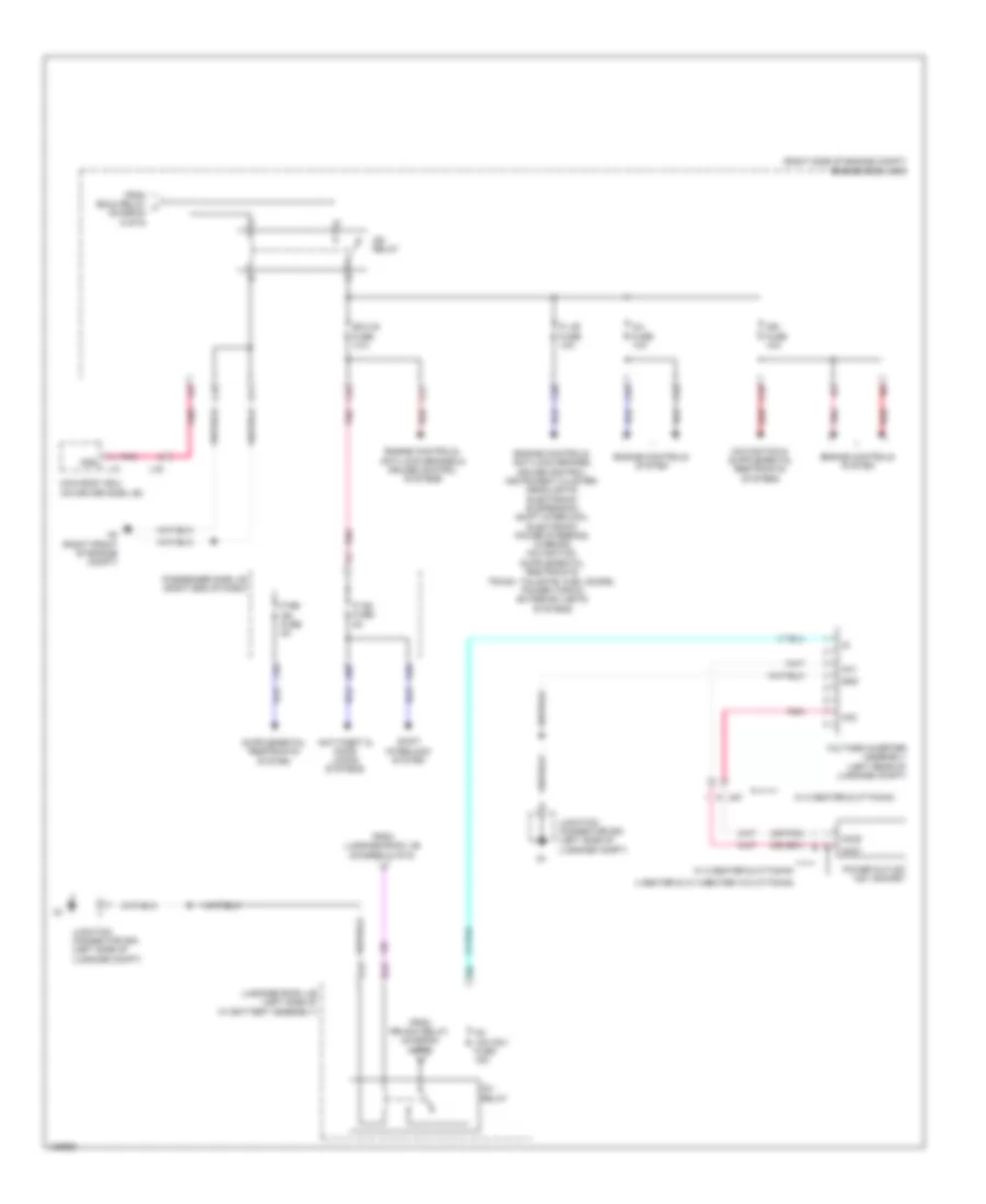 Power Distribution Wiring Diagram (6 of 6) for Lexus LS 600h L 2014