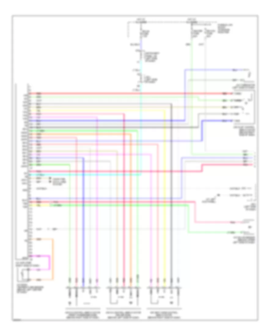 Электросхема кондиционера (1 из 2) для Lexus RX 330 2005