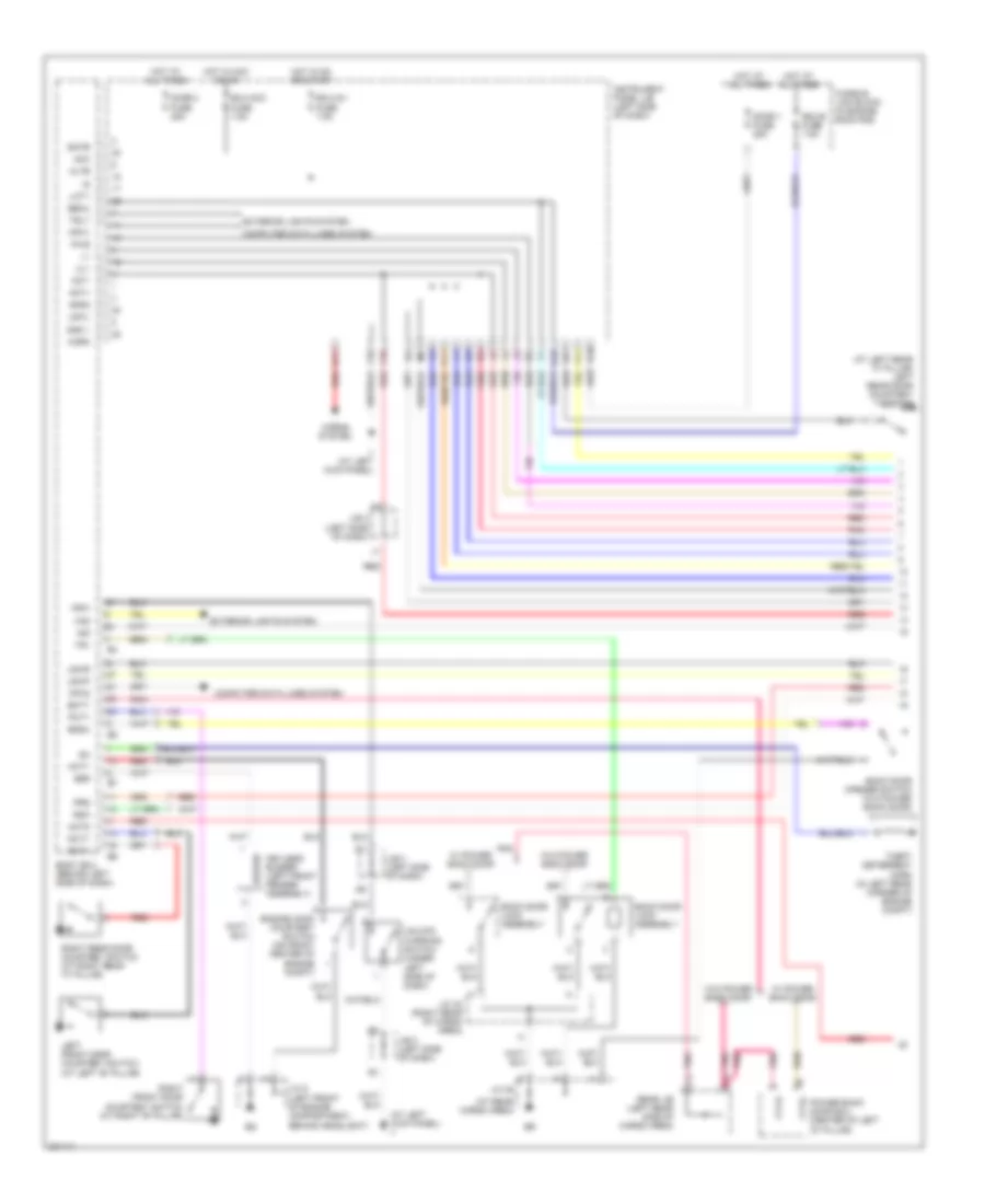 Forced Entry Wiring Diagram 1 of 2 for Lexus RX 330 2005