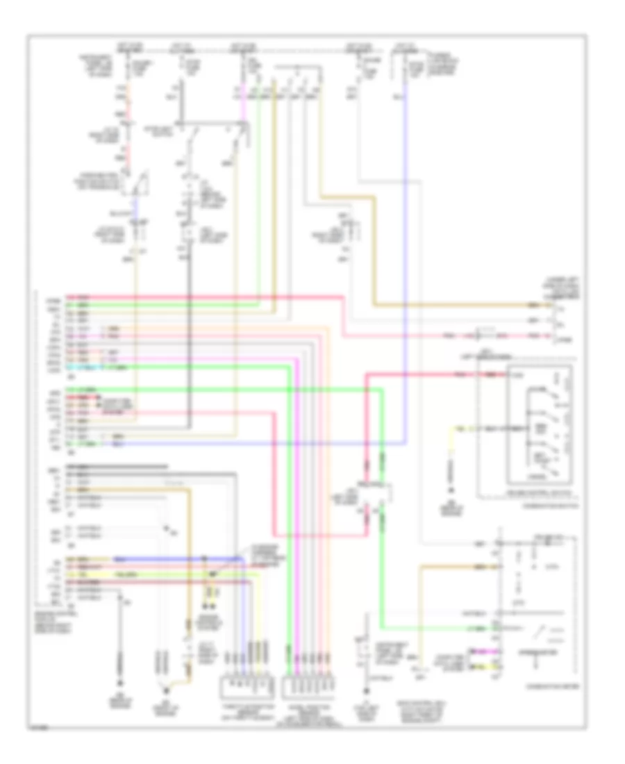 Cruise Control Wiring Diagram without Dynamic Laser Controls for Lexus RX 330 2005