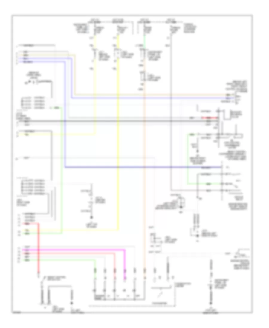 Electronic Suspension Wiring Diagram 2 of 2 for Lexus RX 330 2005