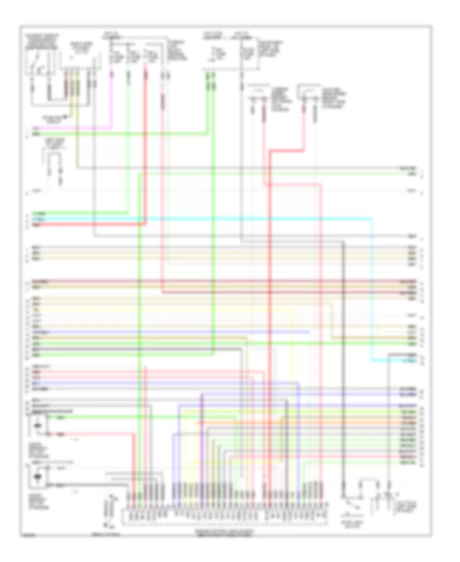 3.3L, Engine Performance Wiring Diagram (3 of 6) for Lexus RX 330 2005