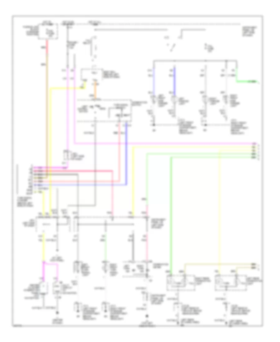 Exterior Lamps Wiring Diagram (1 of 2) for Lexus RX 330 2005