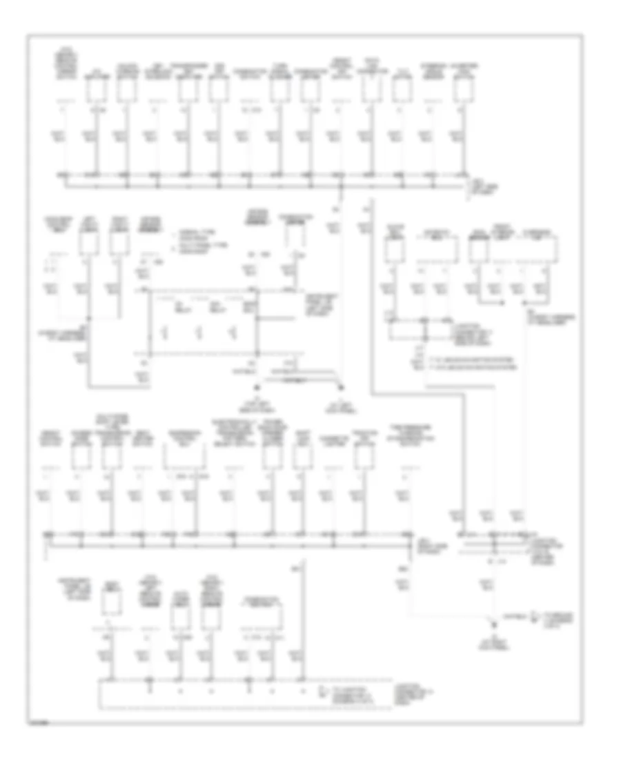 Ground Distribution Wiring Diagram 3 of 4 for Lexus RX 330 2005