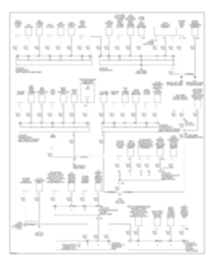 Ground Distribution Wiring Diagram (4 of 4) for Lexus RX 330 2005