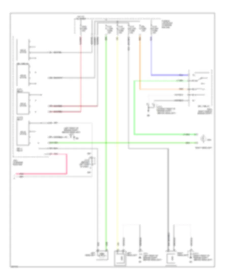 Headlamps Wiring Diagram 2 of 2 for Lexus RX 330 2005