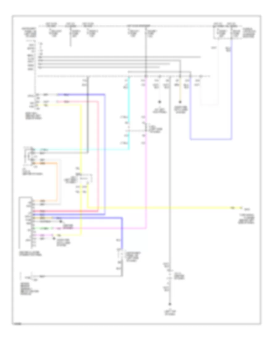Multi Information System Wiring Diagram for Lexus RX 330 2005