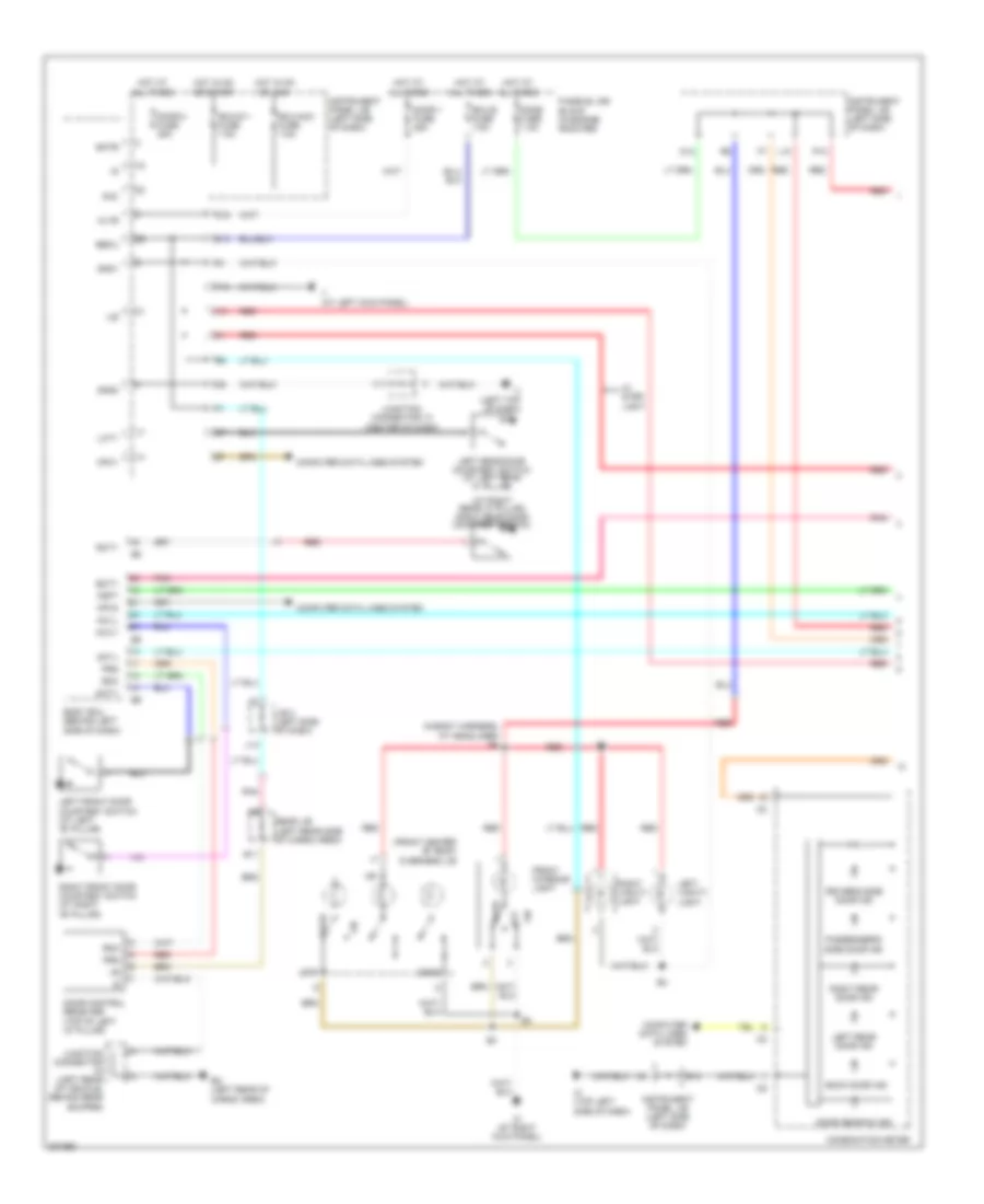 Courtesy Lamps Wiring Diagram 1 of 2 for Lexus RX 330 2005