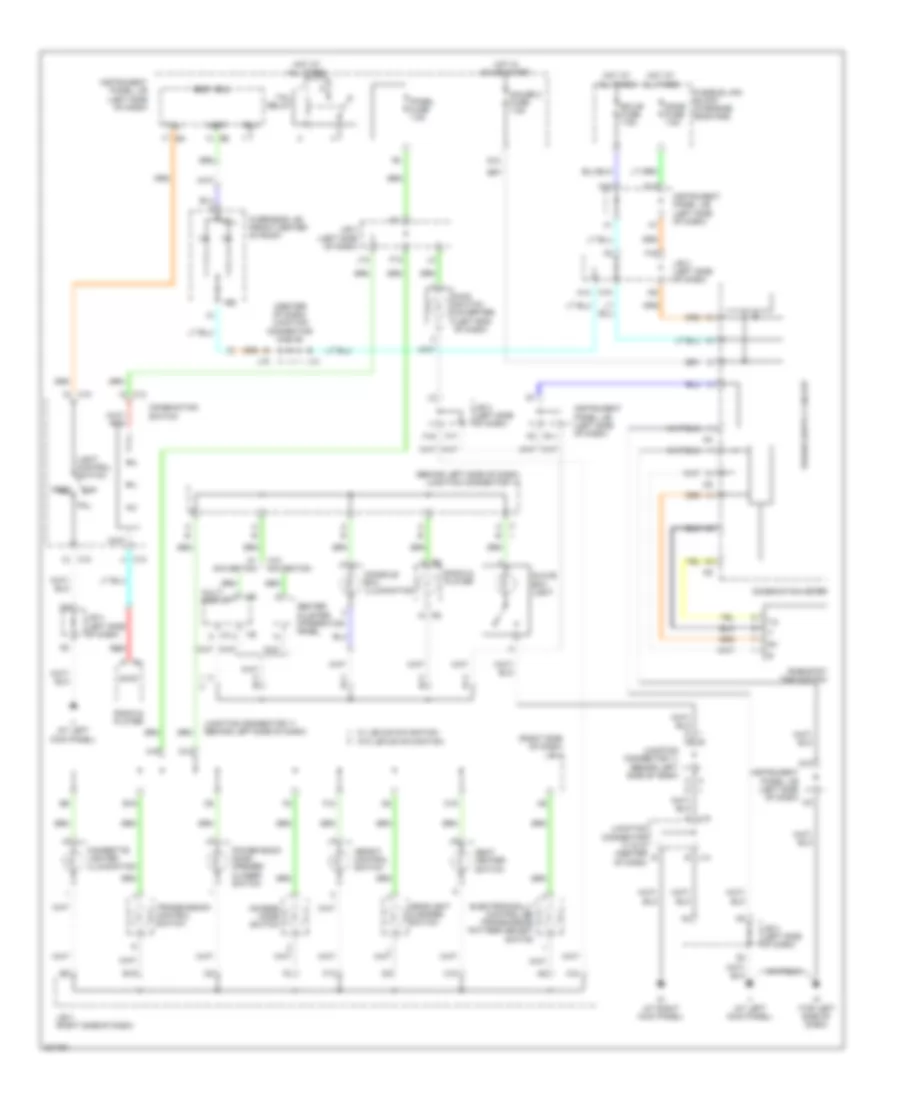 Instrument Illumination Wiring Diagram for Lexus RX 330 2005