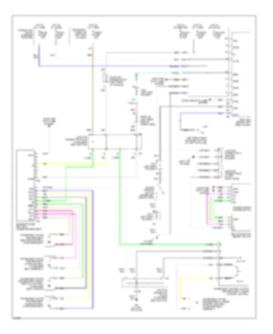 Driver s Memory Seat Wiring Diagram for Lexus RX 330 2005