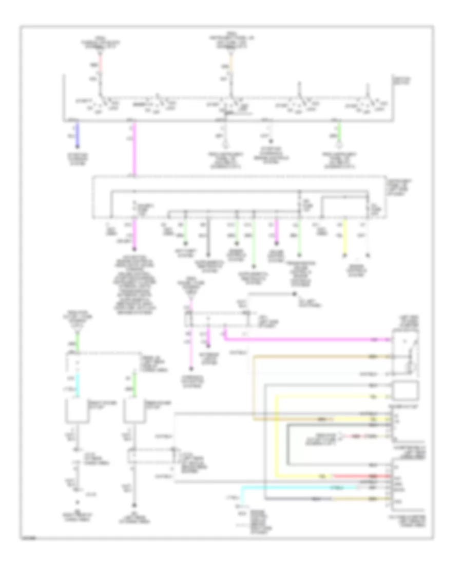 Power Distribution Wiring Diagram 3 of 3 for Lexus RX 330 2005