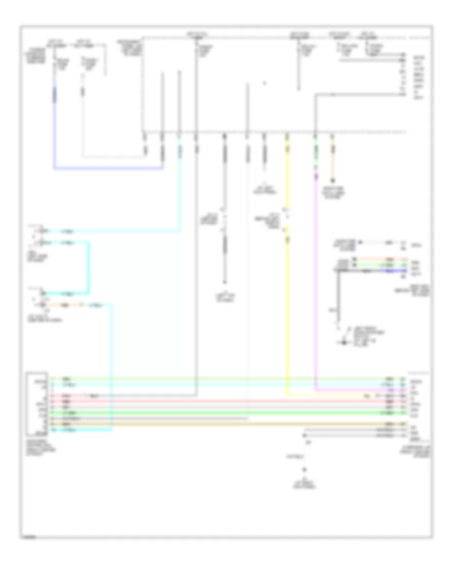 Power Top Sunroof Wiring Diagram Multi Panel Type for Lexus RX 330 2005