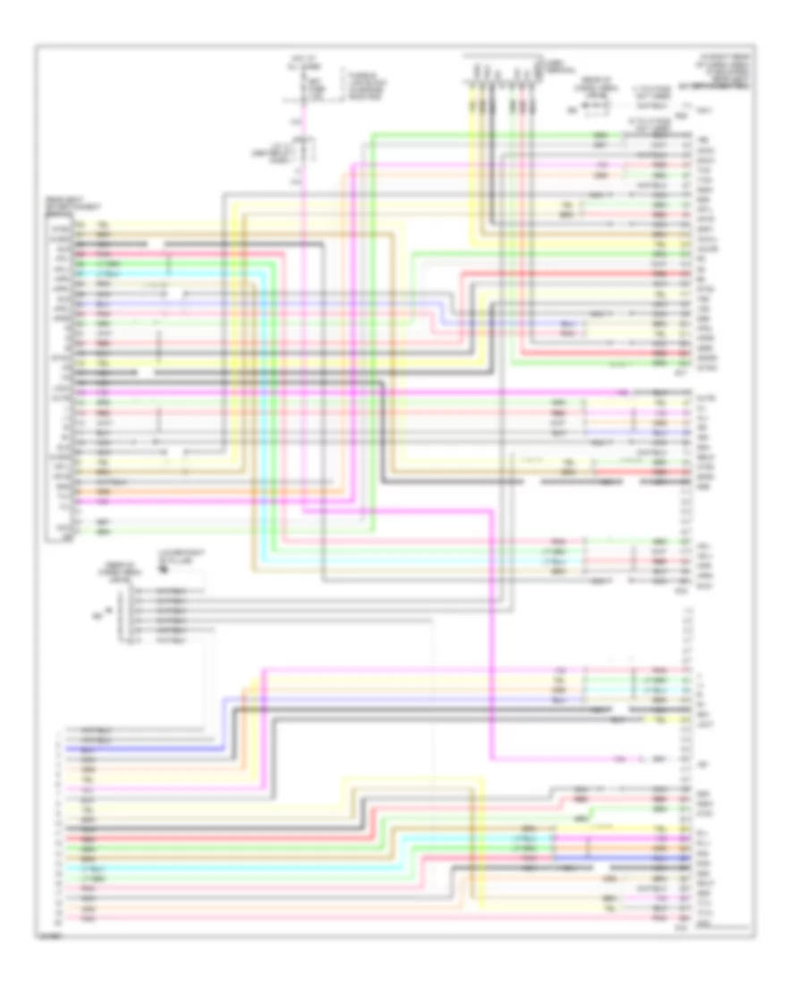 Radio Wiring Diagram, without Mark Levinson (3 of 3) for Lexus RX 330 2005
