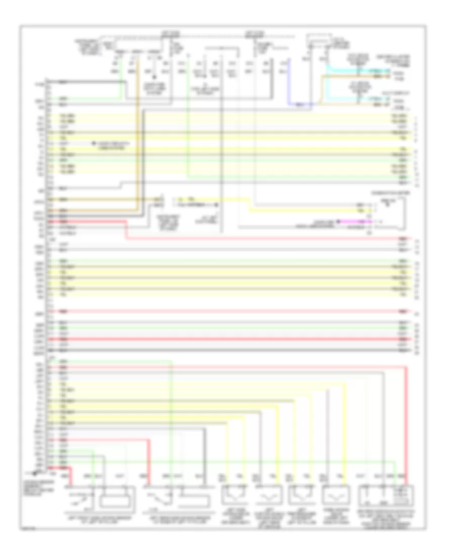 Supplemental Restraints Wiring Diagram 1 of 2 for Lexus RX 330 2005