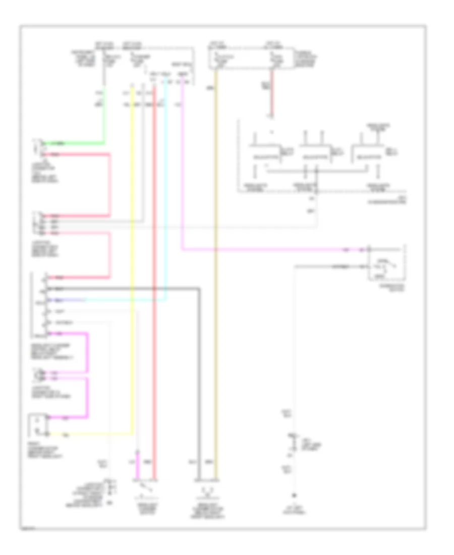 Headlamp Washer Wiring Diagram for Lexus RX 330 2005