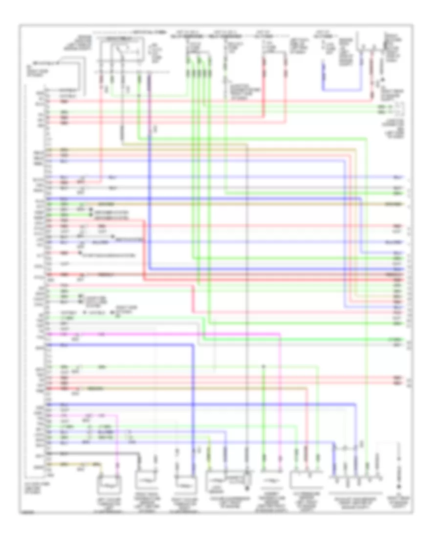 Электросхема кондиционера (1 из 4) для Lexus LX 570 2014