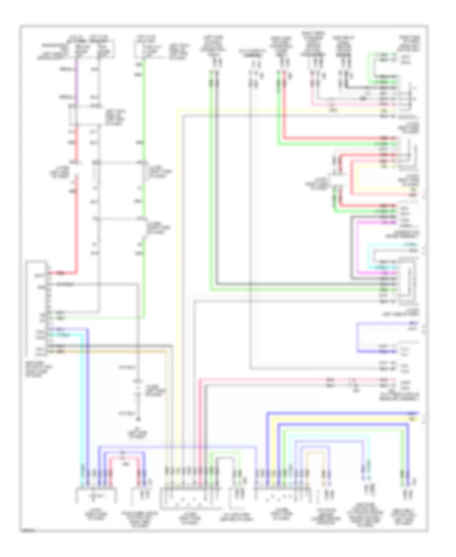 High Low Bus Wiring Diagram 1 of 2 for Lexus LX 570 2014