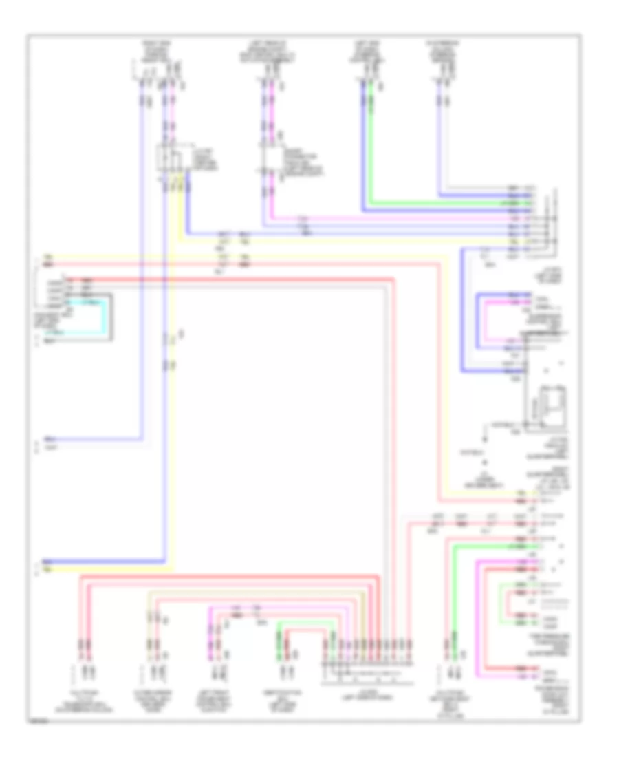 High Low Bus Wiring Diagram 2 of 2 for Lexus LX 570 2014