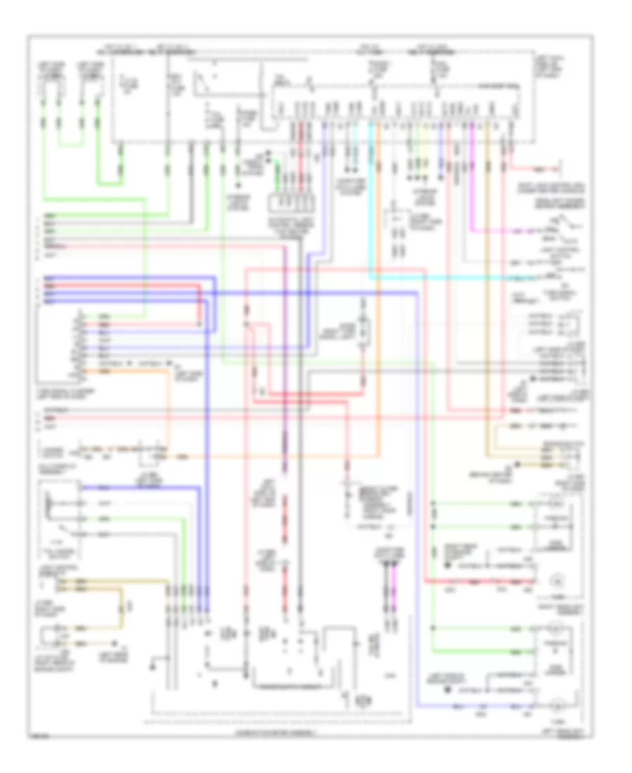 Exterior Lamps Wiring Diagram (2 of 2) for Lexus LX 570 2014